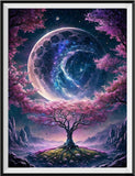 Tree 5d Diy Diamond Painting Kits UK Handwork Hobby FL2293