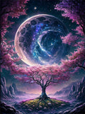 Tree 5d Diy Diamond Painting Kits UK Handwork Hobby FL2293