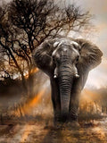 Elephant 5d Diy Diamond Painting Kits UK Handwork Hobby VM1002