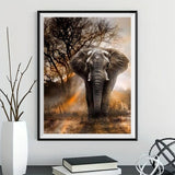 Elephant 5d Diy Diamond Painting Kits UK Handwork Hobby VM1002