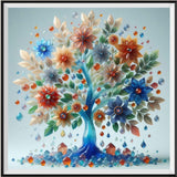Tree 5d Diy Diamond Painting Kits UK Handwork Hobby FL7909