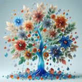 Tree 5d Diy Diamond Painting Kits UK Handwork Hobby FL7909