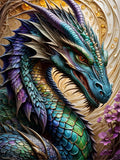Dragon 5d Diy Diamond Painting Kits UK Handwork Hobby FL4470