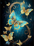 Butterfly 5d Diy Diamond Painting Kits UK Handwork Hobby FL2225
