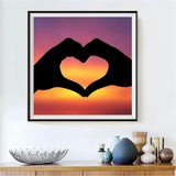 Heart 5d Diy Diamond Painting Kits UK Handwork Hobby NA0729