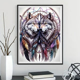 Wolf 5d Diy Diamond Painting Kits UK Handwork Hobby FL4455