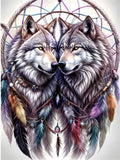 Wolf 5d Diy Diamond Painting Kits UK Handwork Hobby FL4455