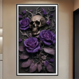 Skull 5d Diy Diamond Painting Kits UK Handwork Hobby FL6035