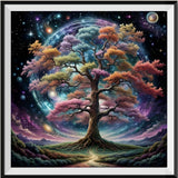 Tree 5d Diy Diamond Painting Kits UK Handwork Hobby FL4309