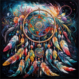 Dream Catcher 5d Diy Diamond Painting Kits UK Handwork Hobby FL4289