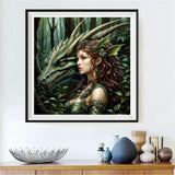 Human And Animal Dragon 5d Diy Diamond Painting Kits UK Handwork Hobby FL4245