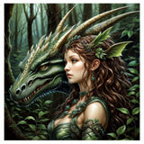 Human And Animal Dragon 5d Diy Diamond Painting Kits UK Handwork Hobby FL4245