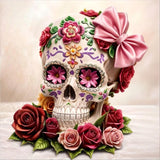 Skull 5d Diy Diamond Painting Kits UK Handwork Hobby FL4299