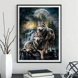 Wolf 5d Diy Diamond Painting Kits UK Handwork Hobby FL4457