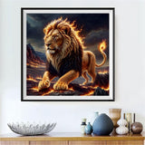 Lion 5d Diy Diamond Painting Kits UK Handwork Hobby FL4223