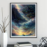 Landscape 5d Diy Diamond Painting Kits UK Handwork Hobby FL4668