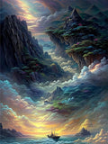Landscape 5d Diy Diamond Painting Kits UK Handwork Hobby FL4668