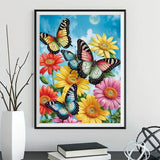 Butterfly 5d Diy Diamond Painting Kits UK Handwork Hobby FL4417