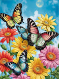 Butterfly 5d Diy Diamond Painting Kits UK Handwork Hobby FL4417