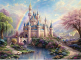 Castle 5d Diy Diamond Painting Kits UK Handwork Hobby FL4676