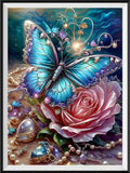 Butterfly 5d Diy Diamond Painting Kits UK Handwork Hobby FL3659