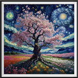 Tree 5d Diy Diamond Painting Kits UK Handwork Hobby FL2070