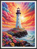 Lighthouse 5d Diy Diamond Painting Kits UK Handwork Hobby FL2195