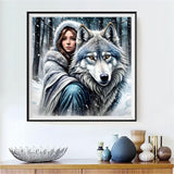 Animal And Human 5d Diy Diamond Painting Kits UK Handwork Hobby FL2107