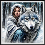 Animal And Human 5d Diy Diamond Painting Kits UK Handwork Hobby FL2107