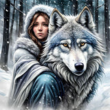 Animal And Human 5d Diy Diamond Painting Kits UK Handwork Hobby FL2107