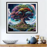 Tree 5d Diy Diamond Painting Kits UK Handwork Hobby FL4310