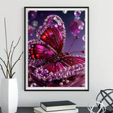 Butterfly 5d Diy Diamond Painting Kits UK Handwork Hobby FL4418