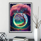 Tree 5d Diy Diamond Painting Kits UK Handwork Hobby FL9800
