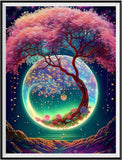 Tree 5d Diy Diamond Painting Kits UK Handwork Hobby FL9800