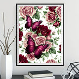 Butterfly 5d Diy Diamond Painting Kits UK Handwork Hobby FL2223