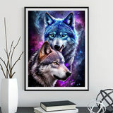 Wolf 5d Diy Diamond Painting Kits UK Handwork Hobby FL4454