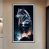Wolf 5d Diy Diamond Painting Kits UK Handwork Hobby FL4833