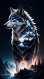 Wolf 5d Diy Diamond Painting Kits UK Handwork Hobby FL4833