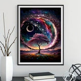 Tree 5d Diy Diamond Painting Kits UK Handwork Hobby FL4573