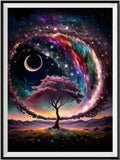 Tree 5d Diy Diamond Painting Kits UK Handwork Hobby FL4573