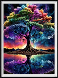 Tree 5d Diy Diamond Painting Kits UK Handwork Hobby FL4574
