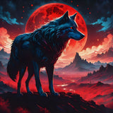 Wolf 5d Diy Diamond Painting Kits UK Handwork Hobby FL8236