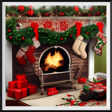 Christmas 5d Diy Diamond Painting Kits UK Handwork Hobby FL7806