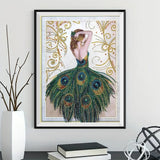 Half Drill Beauty Diamond Painting Kits HD90164