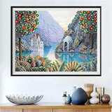 Half Drill Beautiful Scenery Diamond Painting Kits HD90090