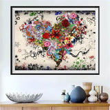Heart 5d Diy Diamond Painting Kits UK Handwork Hobby VM20044