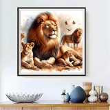 Lion 5d Diy Diamond Painting Kits UK Handwork Hobby FL8211