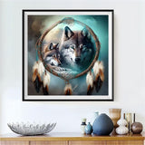 Wolf 5d Diy Diamond Painting Kits UK Handwork Hobby MJ1408