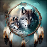 Wolf 5d Diy Diamond Painting Kits UK Handwork Hobby MJ1408