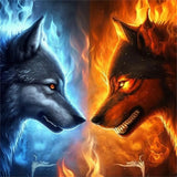 Wolf 5d Diy Diamond Painting Kits UK Handwork Hobby MJ1412